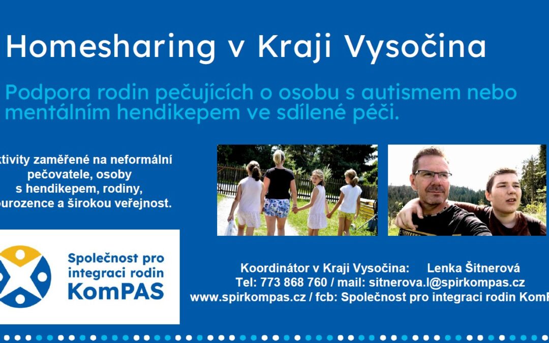 Homesharing – moderní forma podpory pečujících rodin