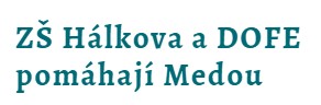 ZŠ Hálková a&nbsp;DOFE pomáhají Medou
