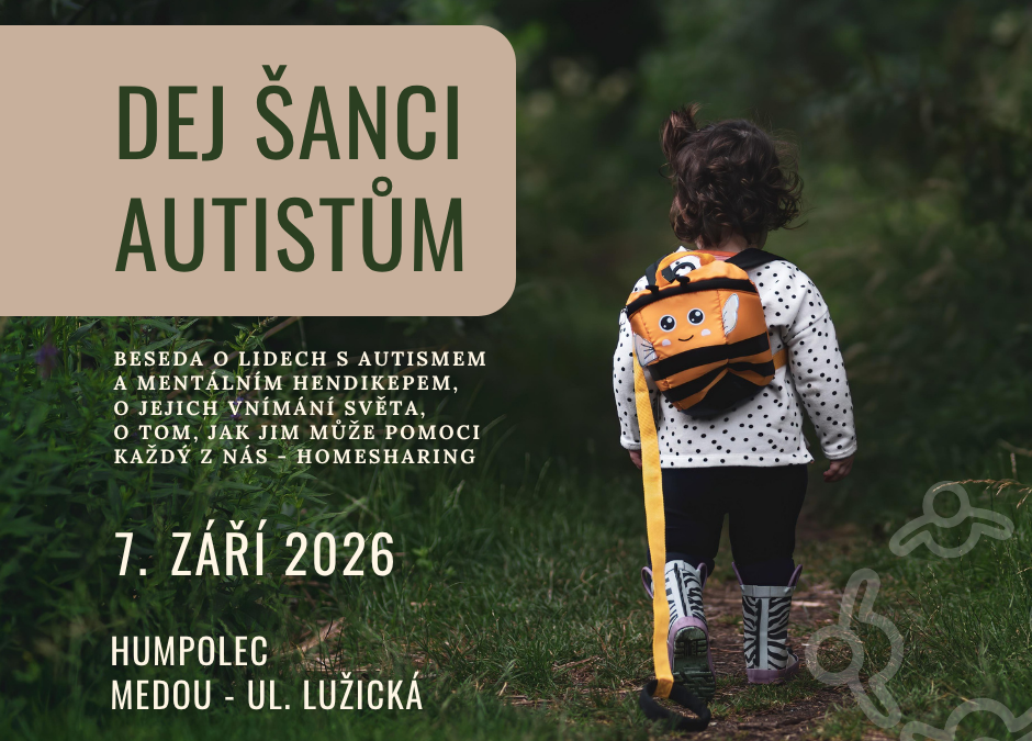 DEJ ŠANCI AUTISTŮM – beseda 7.9.2026